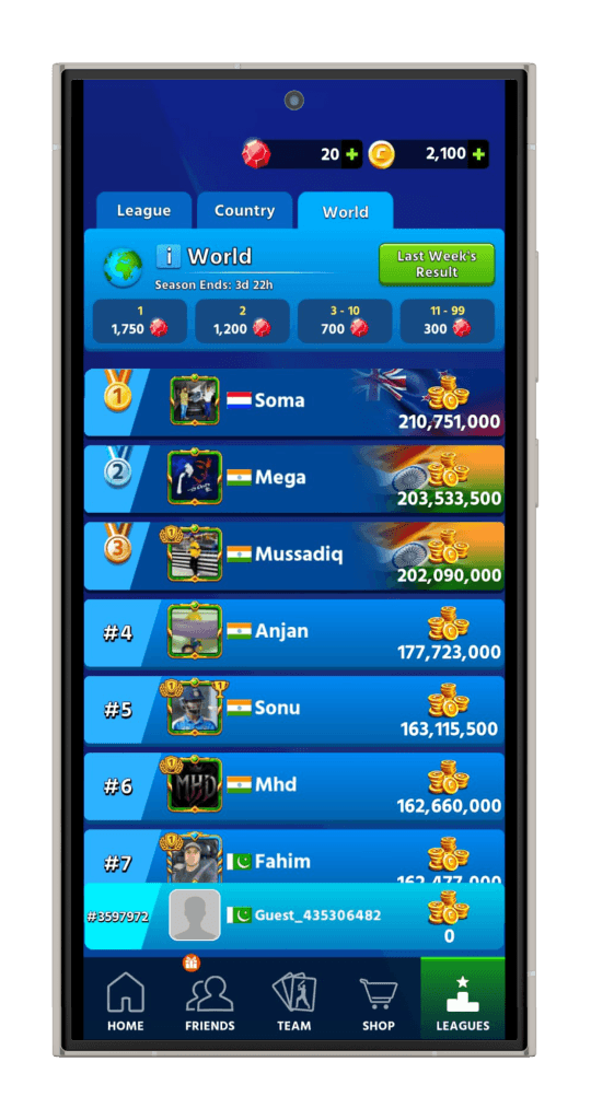 Cricket League MOD APK 7