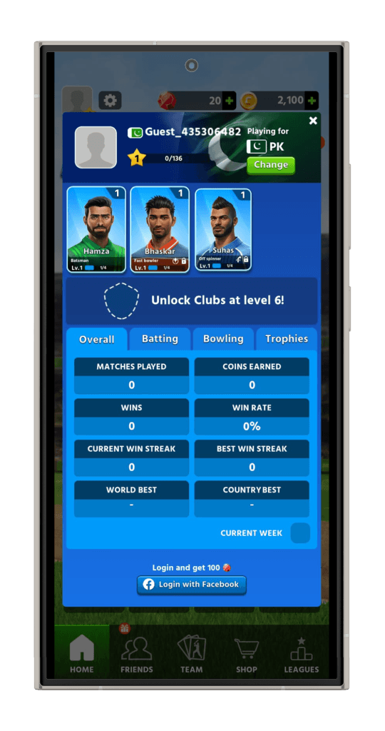 Cricket League MOD APK 11